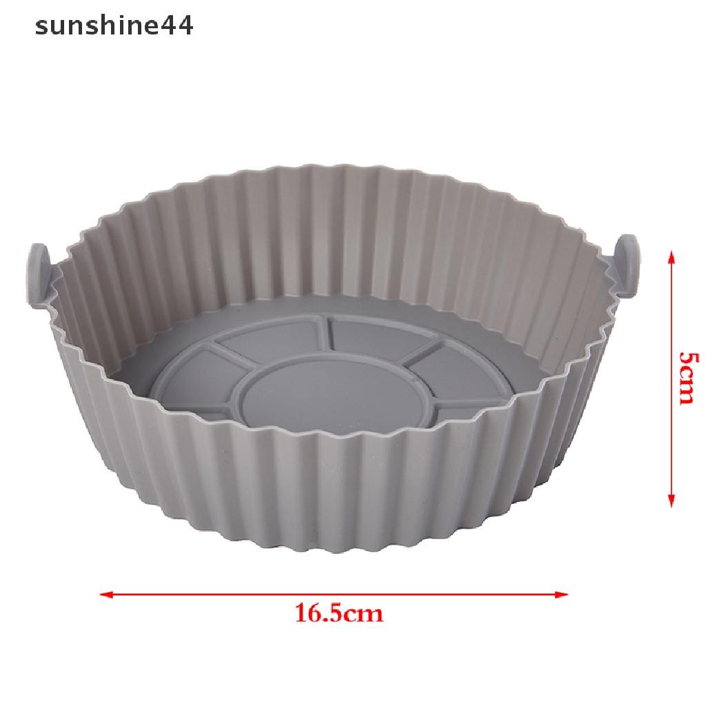 Sunshine Nampan Silikon Anti Lengket 16.5cm Untuk Air Fryer / Oven