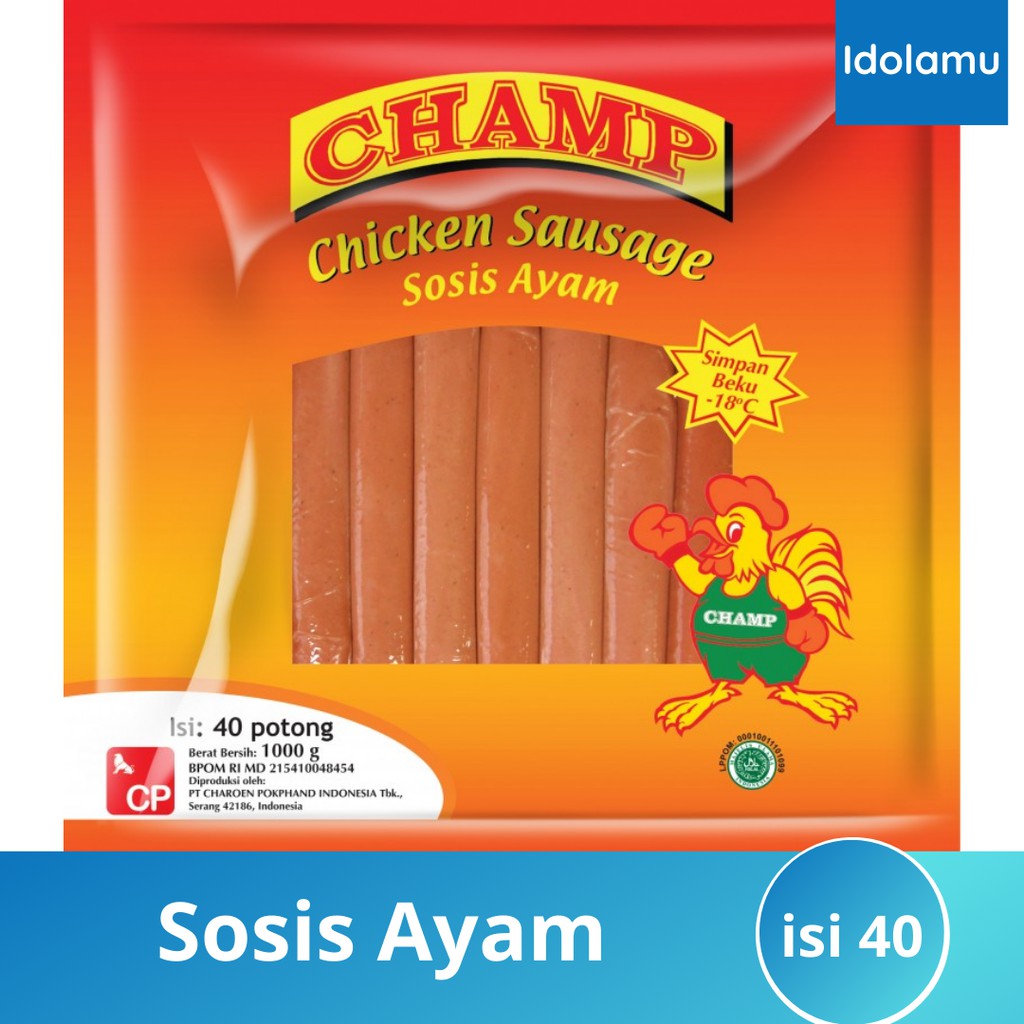 

SOSIS CHAMP Chicken Beff Sausage