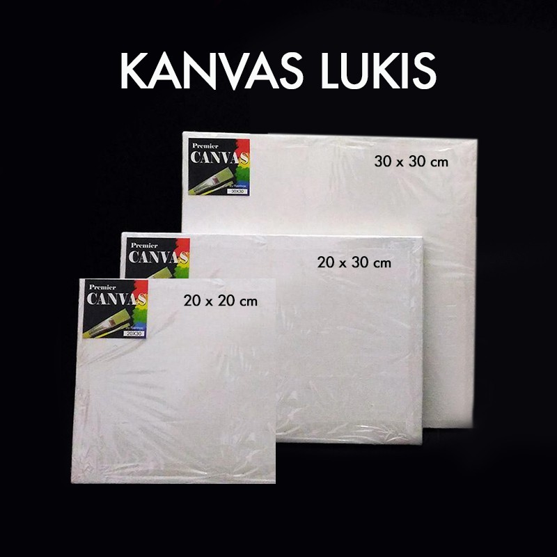 

Kanvas lukis ukuran 7x7cm sd 30x30cm - Kain Kanvas Lukis Canvas Board