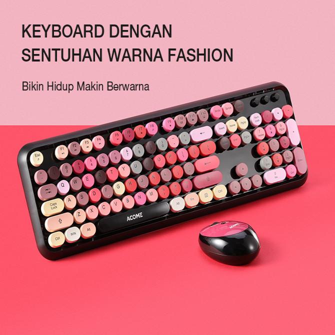 Mouse Keyboard Combo Acome AKM1000 Wireless