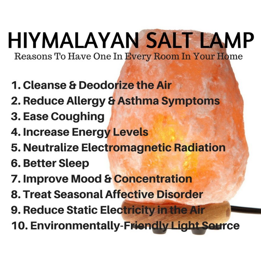 LED Crystal Salt Lamp - Lampu LED 7 warna Kristal Garam Himalaya