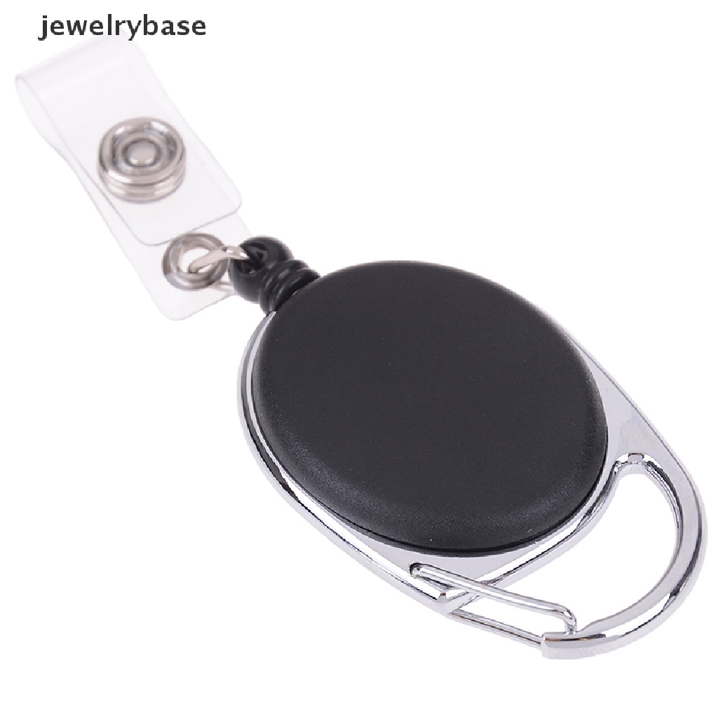 (jewelrybase) Klip Holder Kartu ID / Nama Retractable