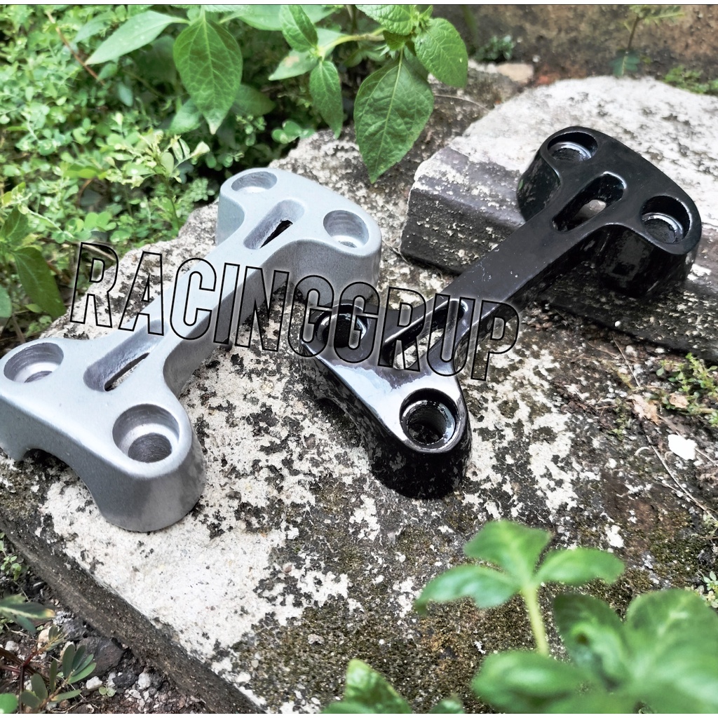 Raiser stang XABRE hitam dan krom pnp rx king tutup kleman stang yamaha rxking  scorpio