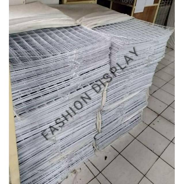 Ram Jaring Kawat Putih 75 x 115 Pajangan Aksesoris Dinding Pajangan Pot Gantung-BH