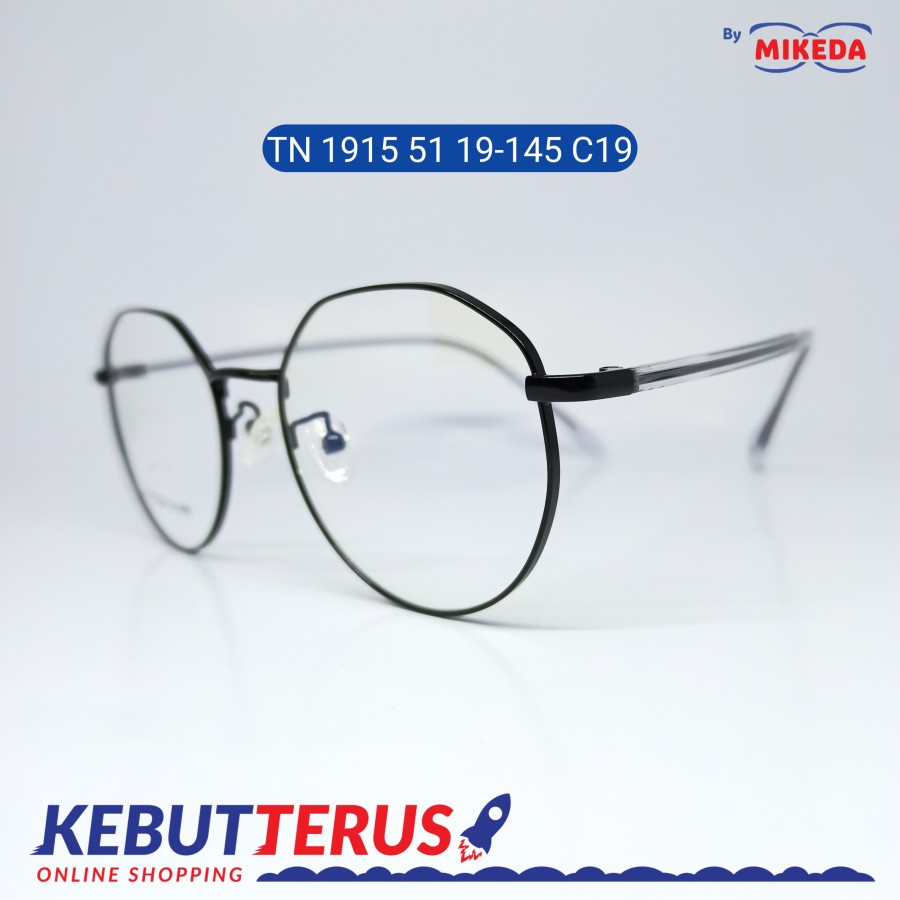 Mikeda-FRAME KACAMATA TN 1915 51 19-145 C19 + LENSA(MINUS/CYLINDER)