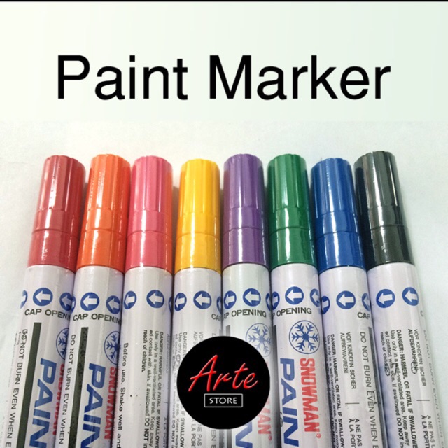 Snowman Paint Marker