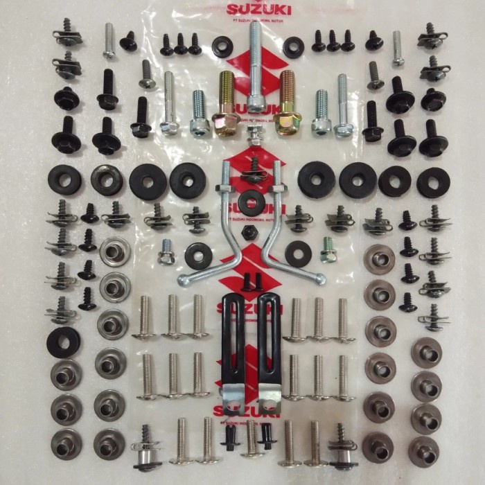 baut lengkap full body set satria 2tak