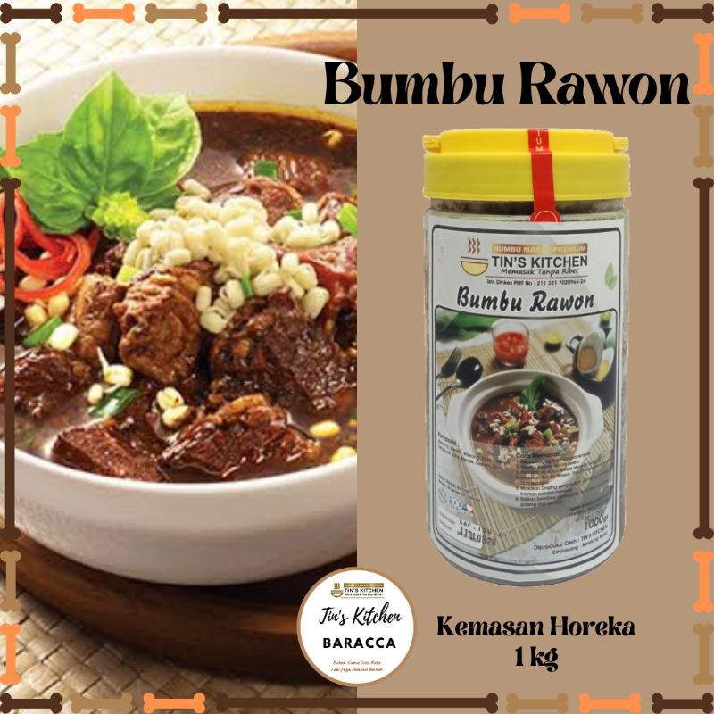 

Bumbu Rawon 1kg Masakan Nusantara Istimewa Khas Jawa Timur - Kemasan Horeka