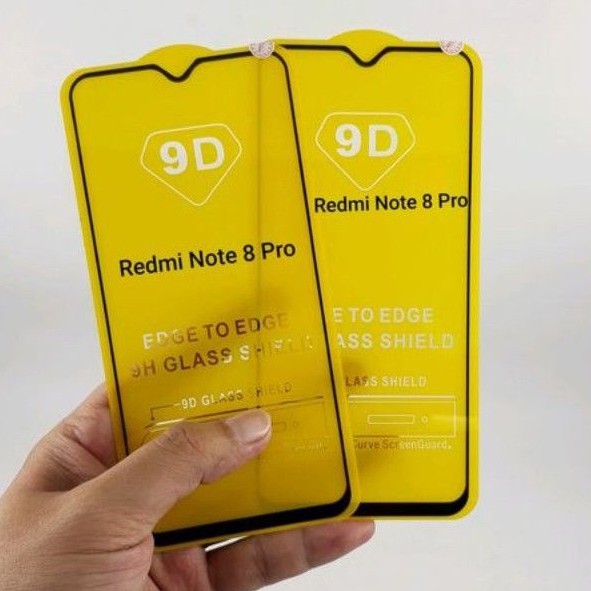 Tempered glass redmi note 8 pro full cover