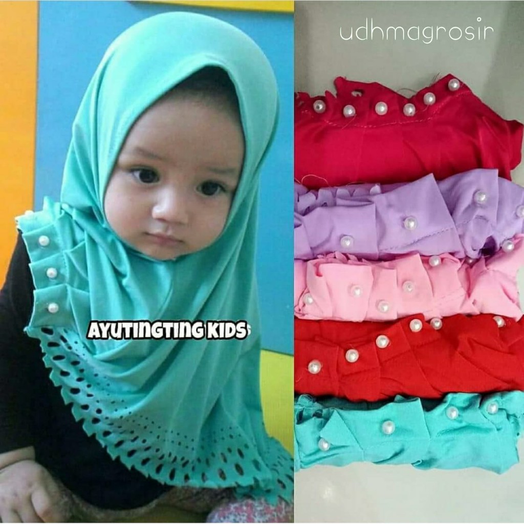 Jilbab hijab anak syiria ayu tingting laser mutiara