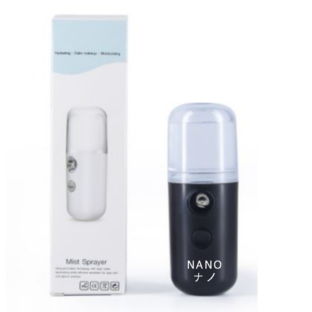 Nano Mist Spray Perawatan/ Pelembab Wajah Mini Portable USB Handy Sprayer Air 30 ML