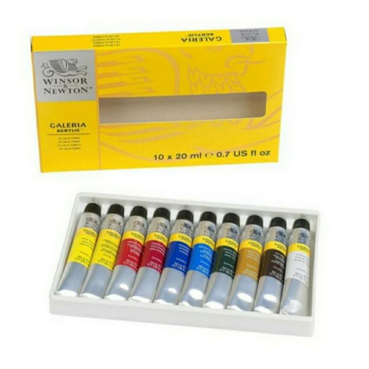 

HOT PRODUCT Cat Akrilik Galeria Acrylic Colour Tube Set 10 x 20 ml Winsor & Newton