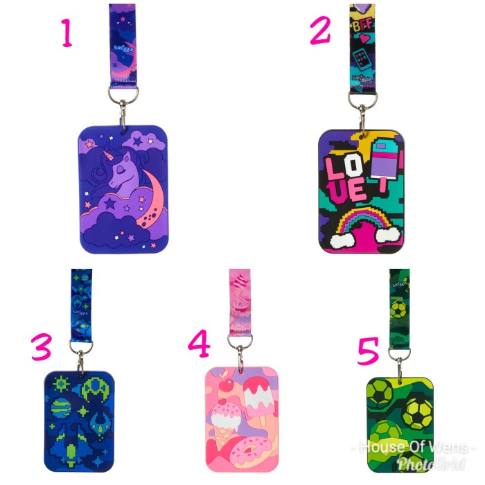 

Id Card - Smiggle Chaos Lanyard Bus Stop - Gantungan Name Tag Smiggle