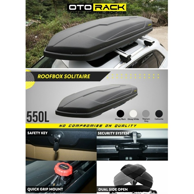 Roof box Otorack Solitaire Series 550Liter