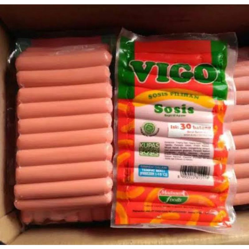 

RB22 Sosis Vigo Isi 30, 12, 32 - Sapi & Ayam