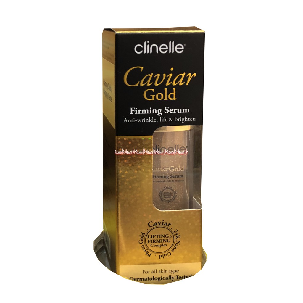 Clinelle Cavier Gold Firming Cleaner Anti Wringkle Lift 30ml serum anti penuaan dini