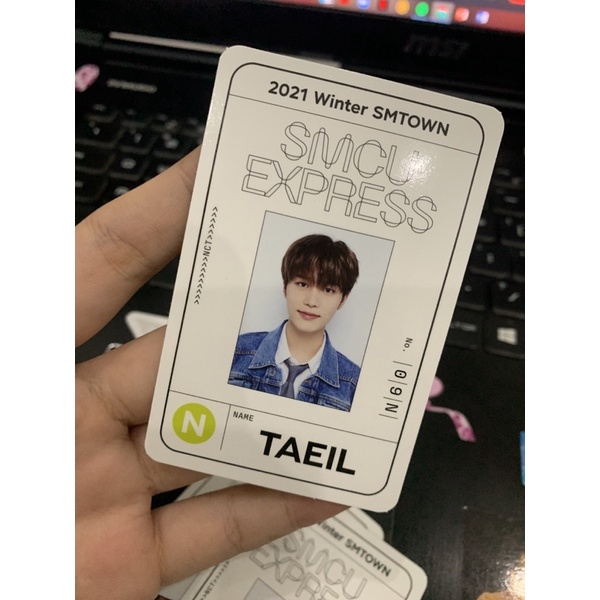 PHOTOCARD PC OFFICIAL TAEIL NCT 127 2021 WINTER SMTOWN PASSCARD SMCU EXPRESS