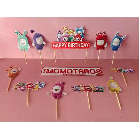 Topper cake oddbods set