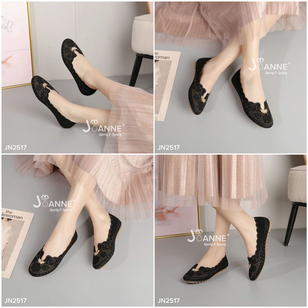 JOANNE Loafers Shoes Sepatu Kerja #JN2517 ORIGINAL