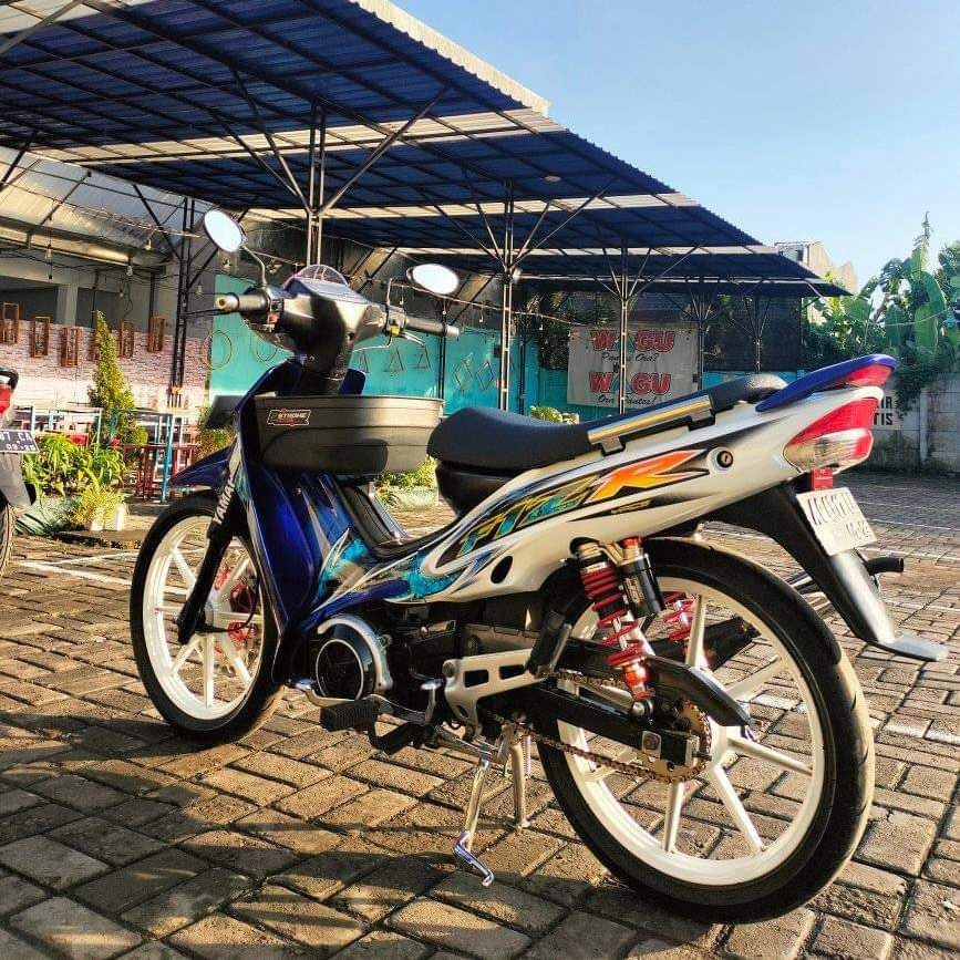 Rim Velg Veleg Jupiter MX Zigen Swan 140/160-17 Gold Putih pnp Fiz, GL, CB, Mega Pro Palang 8 Set de