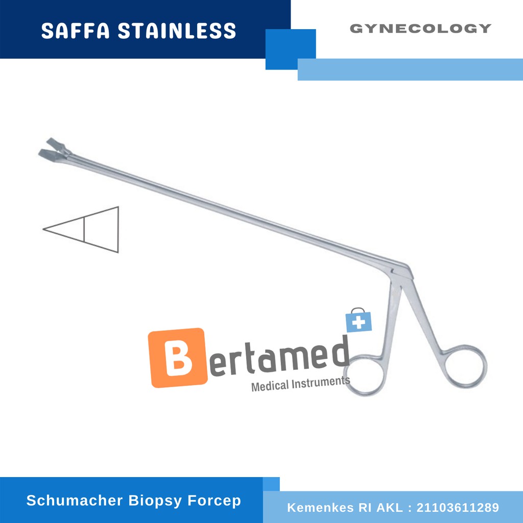 SCHUMACHER Uterine Biopsy Forcep - Tang Biopsy Biopsi Uterin