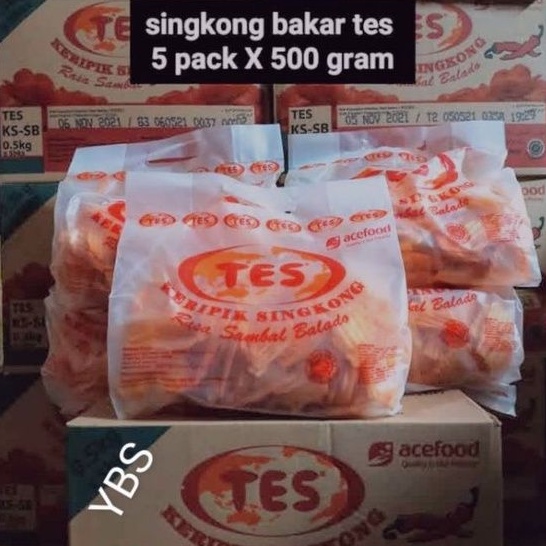 

keripik singkong bakar tes 500gram