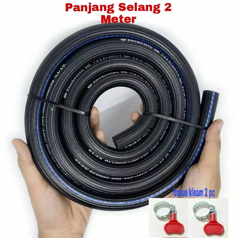 SELANG GAS ELPIJI 500 PSI KUAT TEBAL BERLAPIS 3 ANTI MINYAK.