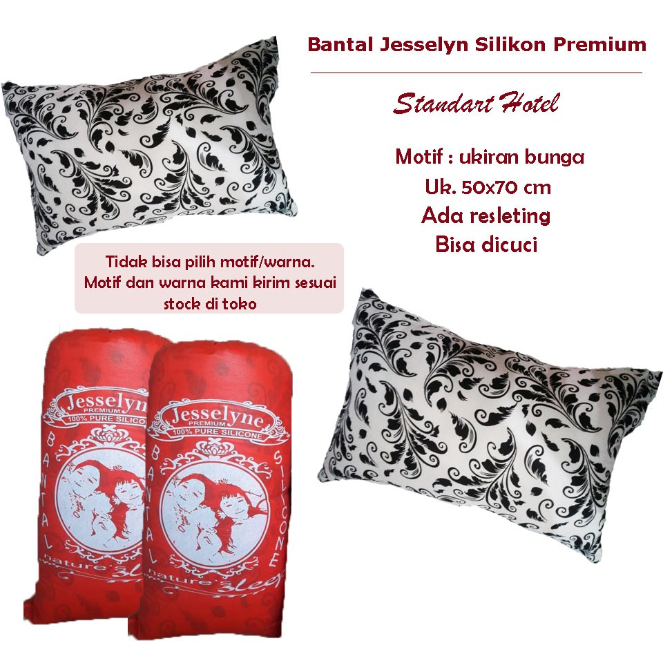 RC Bantal Hotel Jesselyn Premium 100% Silikon Standart Hotel