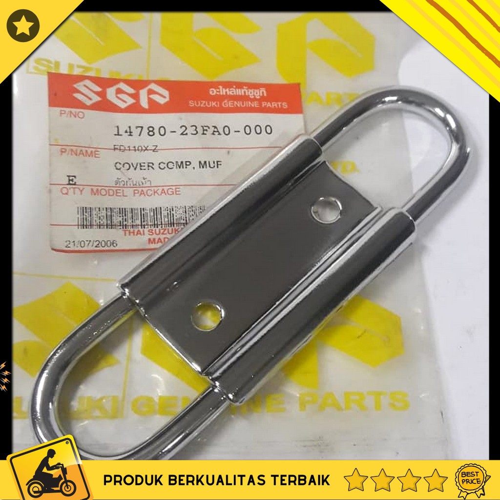 Cover Knalpot Original Ori SGP 14780-23Fa0 Suzuki Smash 110 Xcsd