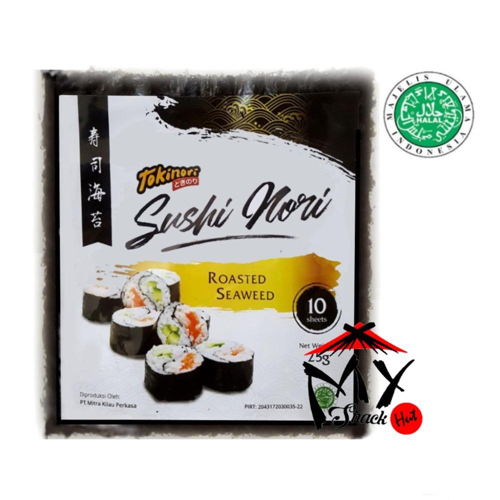 

TOKINORI 10 LEMBAR - ROASTED SEAWEED LEMBARAN - NORI SUSHI JEPANG KIMBAB KOREA YAKI RUMPUT LAUT LEMBAR PANGGANG HALAL Berkualitas