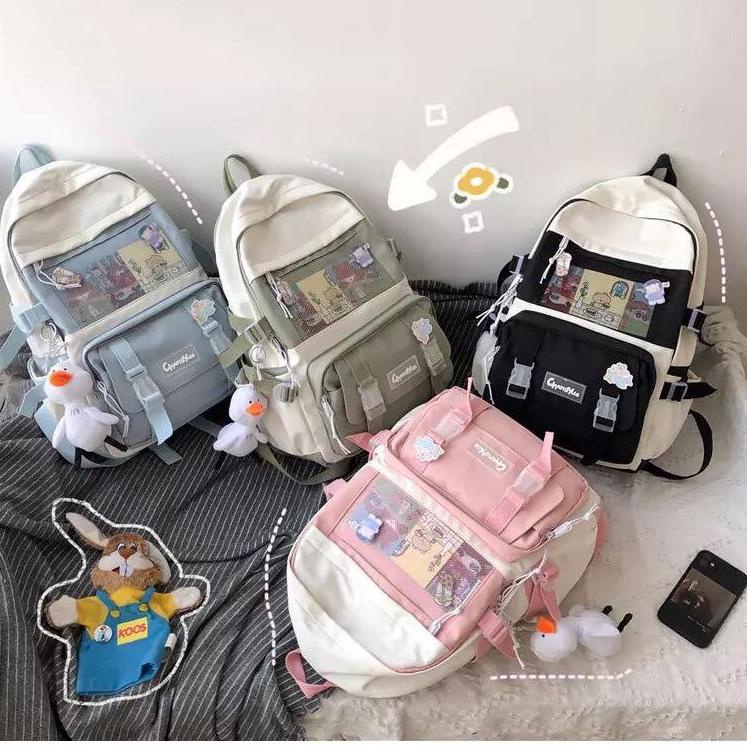 SALEE.. TAS KOREA IMPORT MODEL TERBARU/TAS IMPORT KOREA/TAS ANAK SEKOLAH SD SMP SMA KULIAH IMPORT/TA