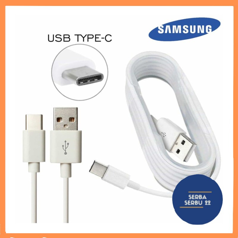 Kabel Data Charger Original Cable Fast Charging USB Samsung S8 Type C [SS]