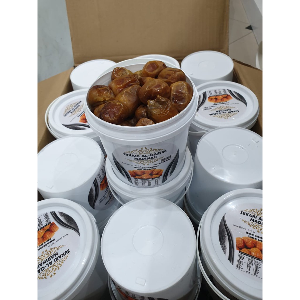

Kurma Sukari 850gr kemasan ember