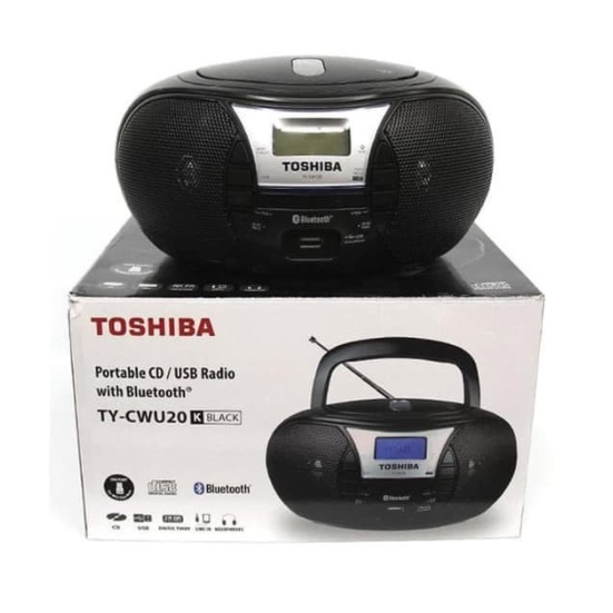 ANGELSWATCH MINI COMPO TOSHIBA TY-CWU20 BLUETOOTH MP3 RADIO/ RADIO PORTABLE