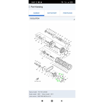 ROLLERR YAMAHA LEXAM ORIGINAL