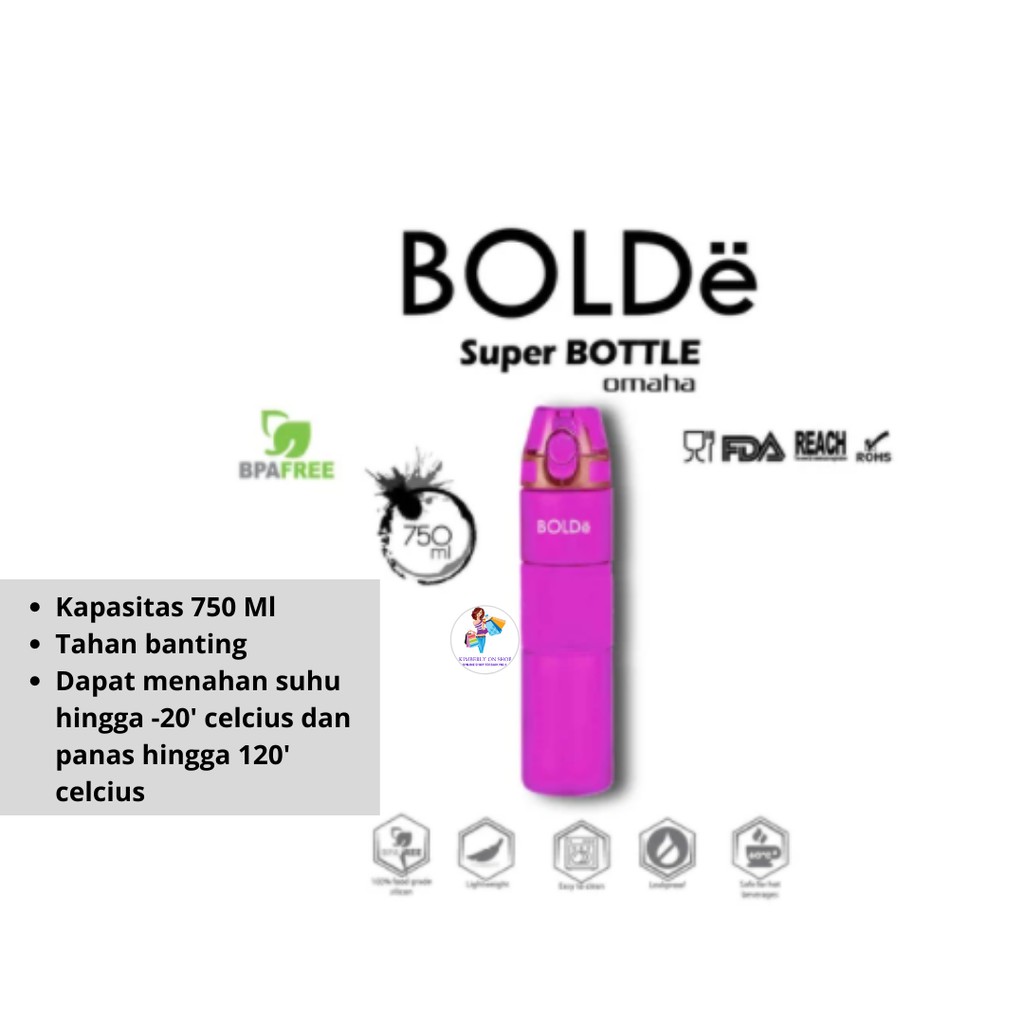 Bolde Botol Minum / Super Bottle Omaha 750 ML