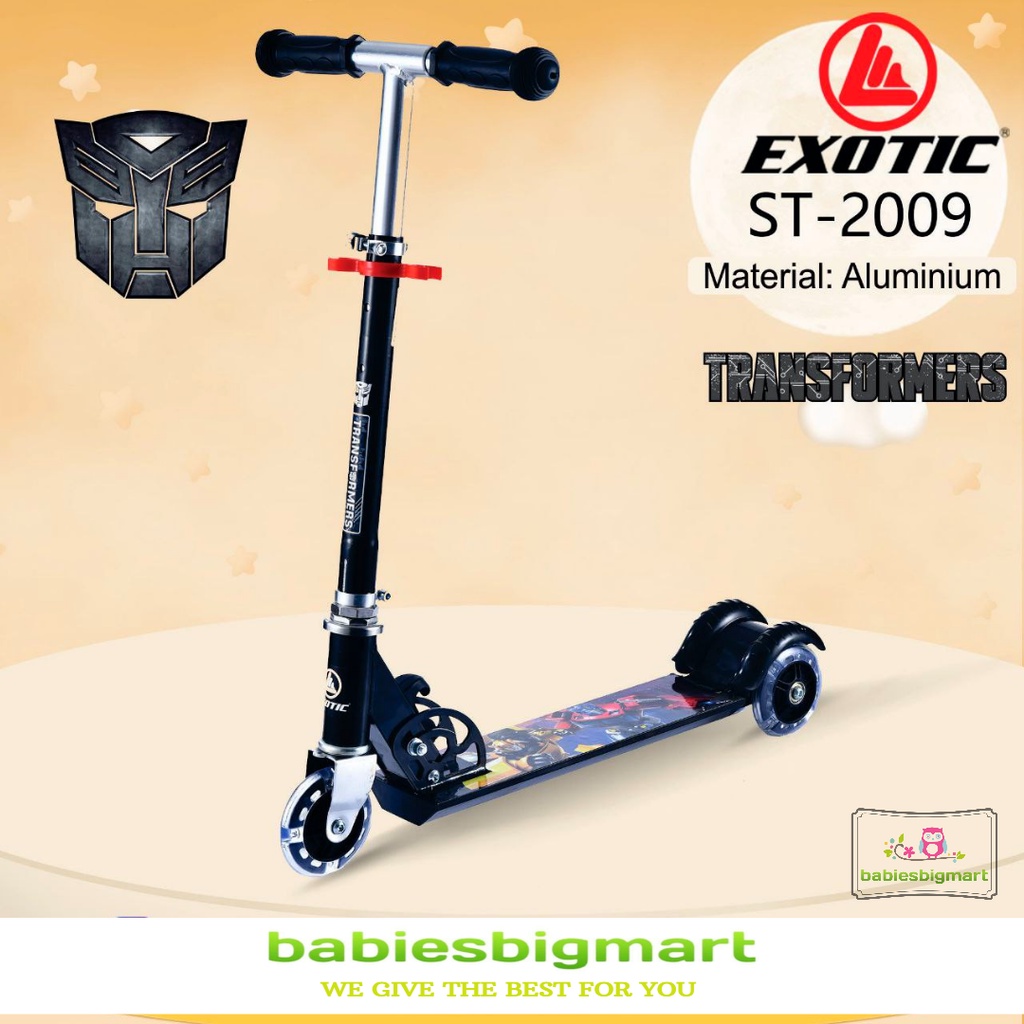 Scooter Exotic ST 2009 Otoped Skuter Anak New Transformer Little Pony