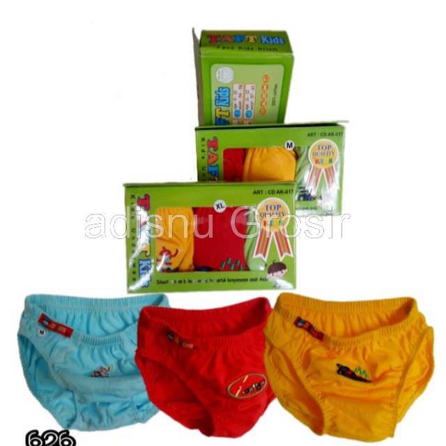 Agree Celana Dalam Anak Bordir CD Kids Underwear isi 3 Pcs CD AK017