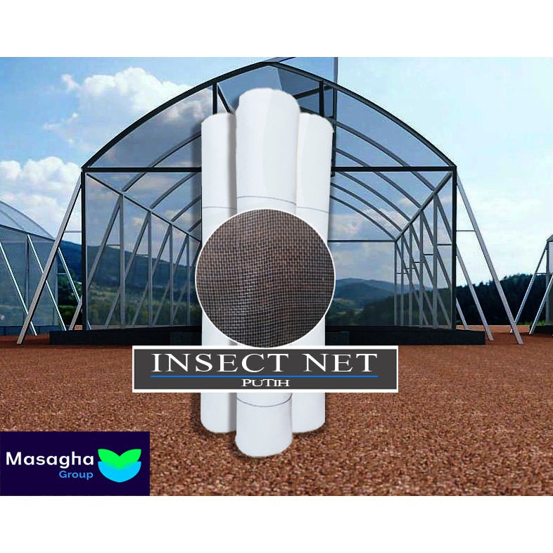 Insect Net Penghalang Serangga Lebar 3 Meter Mesh 50