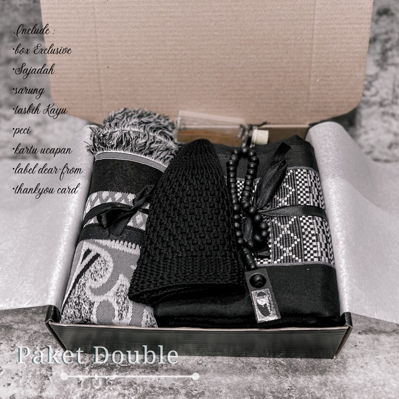 

Souvenir Tahlilan Pengajian ACARA KELUARGA Maulid Nabi Paket Murah Sarung Peci Tasbih untuk memperingati 40 hari kematian edisi black series premium elegant makeflow_id bisa untuk 100 hari ataupun 7 hari tahlilan