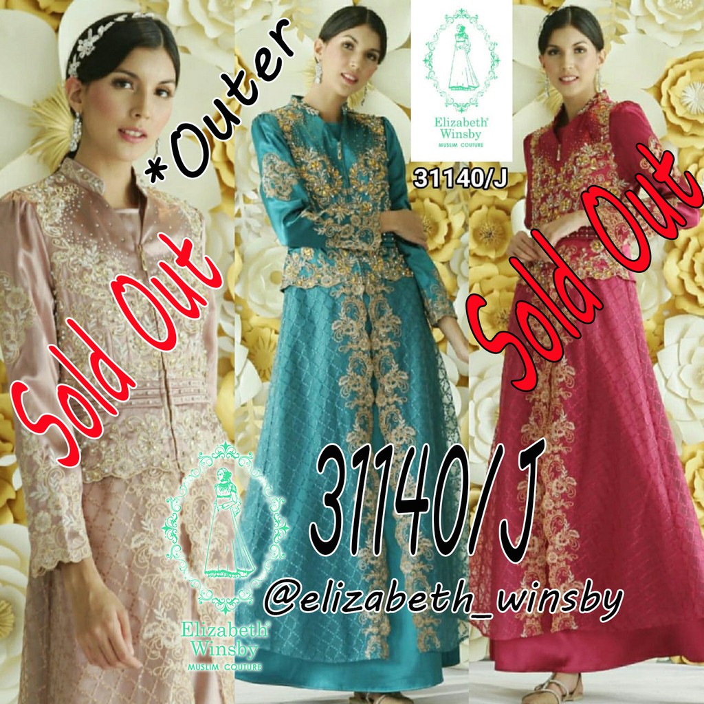 [NEW ARRIVAL] ELIZABETH WINSBY OUTER BAJU FASHION GAMIS MUSLIM GAMIS PESTA