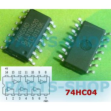 74HC04 74HC04D SN74HC04D SOP-14 pin smd hex inverter Prtsp429 Kualitas Baik