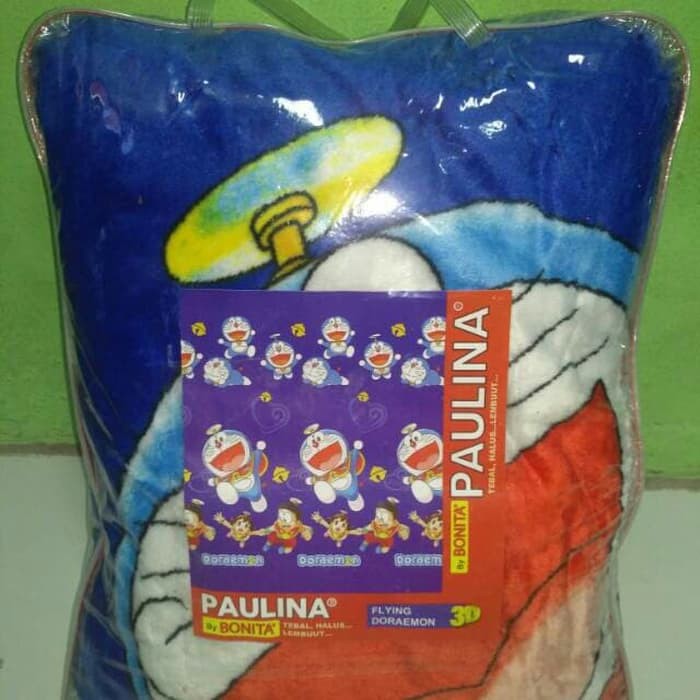 Selimut Paulina Bonita UK.160x200 - slimut tidur - selimut Doraemon