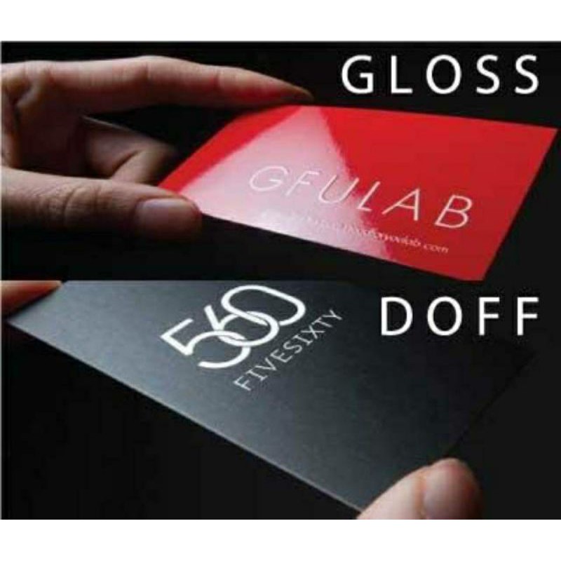 

laminasi glossy Laminas doff