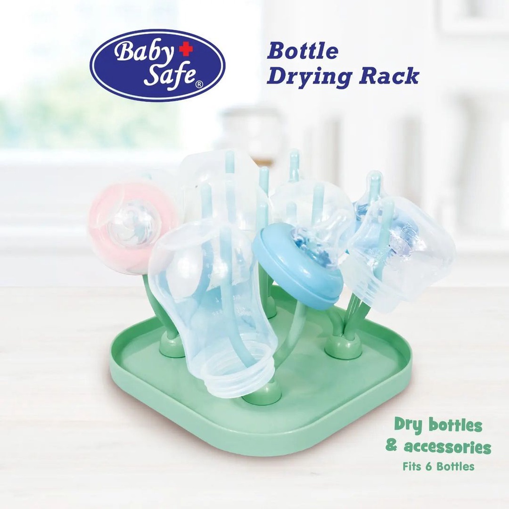 Baby Safe DR007 Dry Rack Botol &amp; Accecories - Rak Pengering Botol Susu