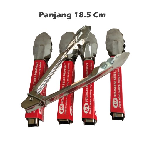 Capit Makanan Stainless Ukuran Mini. Tongs Snack Cook Penjepit Makanan Pencapit Makanan