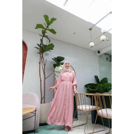 Citra Maxy, GAMIS WANITA MUSLIM CANTIK FIT XXL LD 110 BAHAN KATUN CRINCLE MIX BORDIR TERMURAH KEKINIAN OOTD