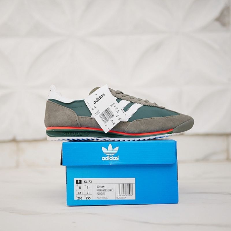 ADIDAS SL72 OLIVE GREEN WHITE 100% ORIGINAL