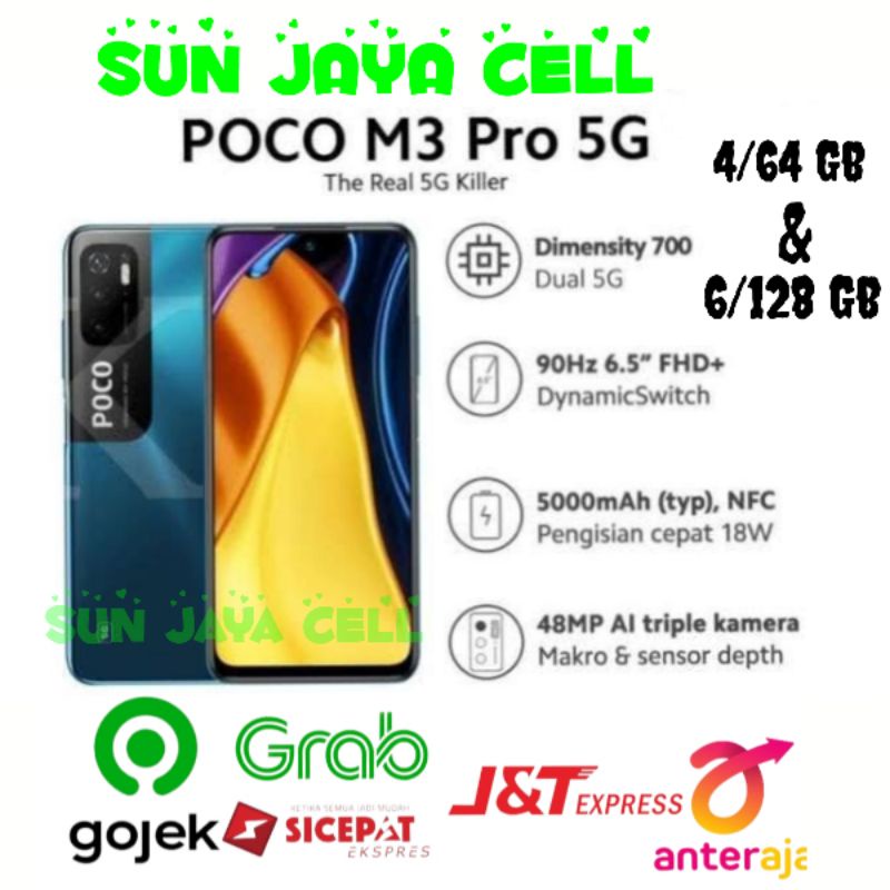 Xiaomi Poco Phone M3  pro 6/128 & 4/64 garansi resmi