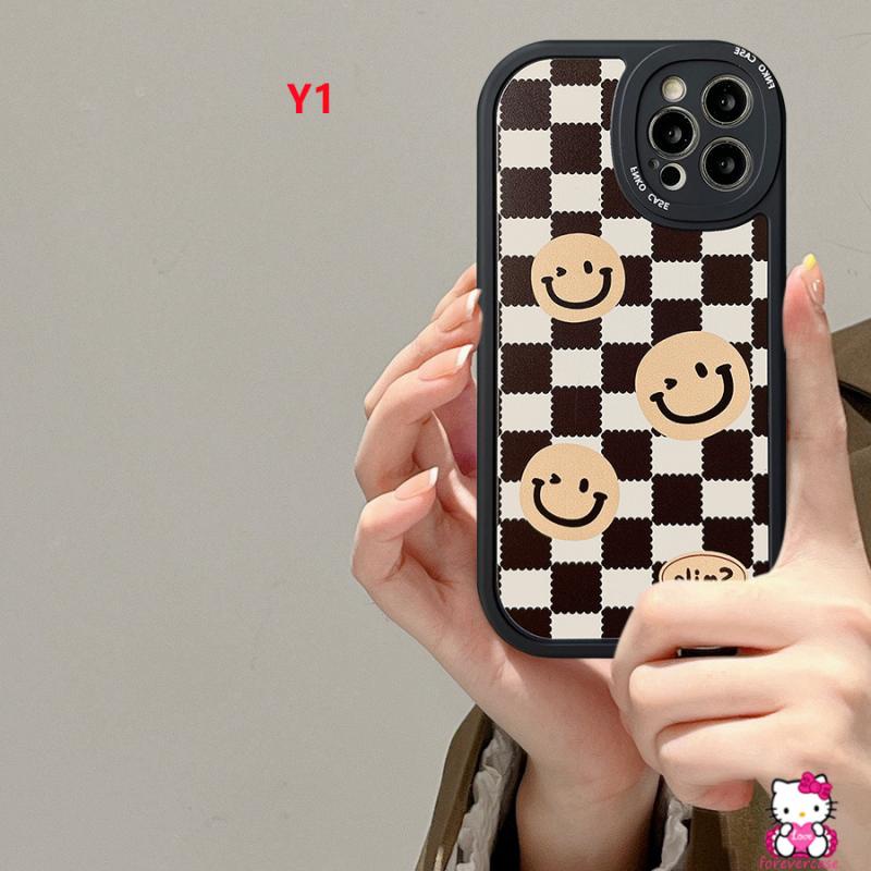 Case Motif Kartun Beruang Tersenyum Untuk OPPO A95 A96 A12 A16 A5 A9 2020 A3S A15 A7 A5S A3S A16K A16E A11K A54 A31 A74 Reno 5 6 7Z A16K A162 A53 A6 A11K A53 A15